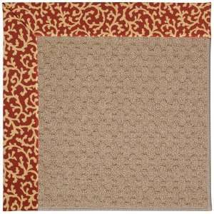 Capel Zoe Grassy Mountain 500 Red Lacquer 8 Octagon Area Rug  