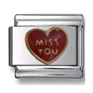  Miss You Italian Charm Jewelry