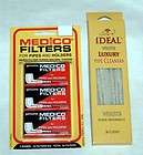 MEDICO PIPE OR CIGARETTE FILTERS  3 BOXES OF 10 EACH + BOX OF 36 PIPE 