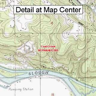  USGS Topographic Quadrangle Map   Coal Creek, Washington 