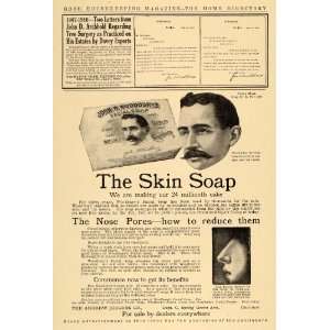   Reduce Nose Pores John H Woodbury   Original Print Ad