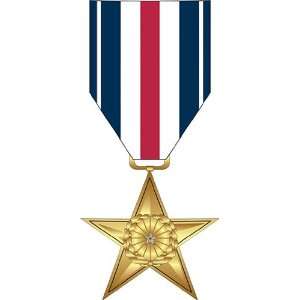  United States Army Silver Star Medal Decal Sticker 5.5 