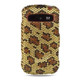  WIRELESS CENTRAL Brand Hard Snap on case GOLD LEOPARD 
