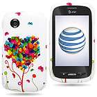   At&T Zte Avail Z990 Heart Tree Design Faceplate Hard Cover Phone Case