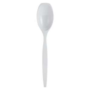 Zak Large Oval Spoon, White 