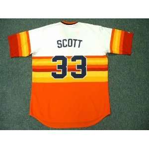  MIKE SCOTT Houston Astros 1985 Majestic Cooperstown Home 