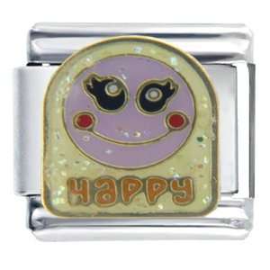  Happy Face Italian Charms Pugster Jewelry