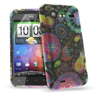  Designer TPU Gel Case Cover for HTC Incredible S with Screen Protector