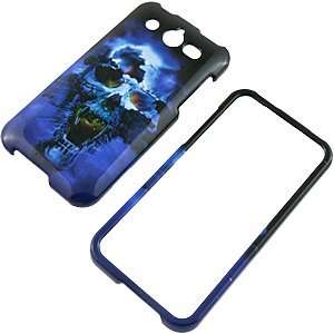    Blue Skull Protector Case for Huawei Mercury M886 Electronics