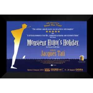  Monsieur Hulots Holiday 27x40 FRAMED Movie Poster   A 