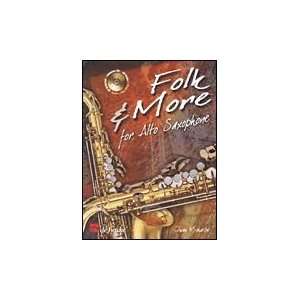 Folk & More for Alto Sax Softcover with CD  Sports 