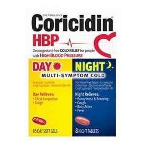  Coricidan HBP Multisymptom Cold Relief Day/Night 24 