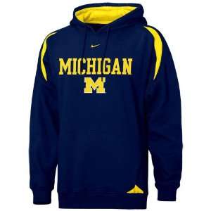 Michigan Wolverines NCAA Youth Pass Rush Hoody Sweatshirt by Nike 