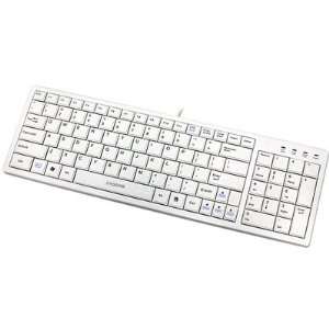  NEW IROCKS KR6421WH WHITE KEYBOARD FOR PC USB SLIM WIRED 