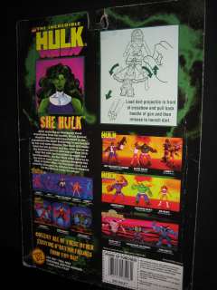 Incredible Hulk She Hulk Gamma Cross Box 1996 Toy Biz  