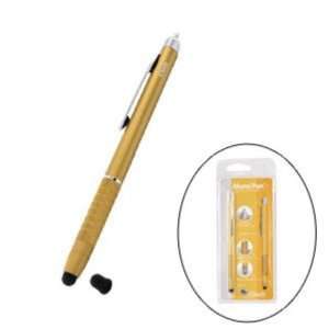  Universal iClooly Alumi Pen Plus 3 Way Stylus, Gold Cell 