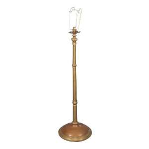  Antique Style Brass and Copper Floor Lamp