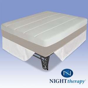 Night Therapy 14 Grand Memory Foam Mattress Complete Set   King 