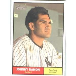  2010 Topps Heritage #246 Johnny Damon   New York Yankees 