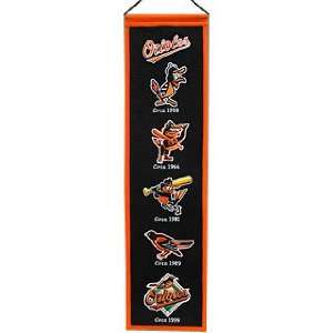  Baltimore Orioles Wool 8x32 Heritage Banner Sports 