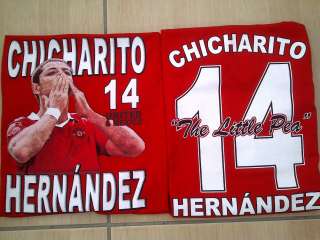 Manchester United Javier Hernandez Chicharito T shirt Mens Clothing 