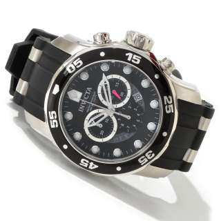 Invicta 6977 Mens Stainless Steel and Rubber Chronograph Watch  