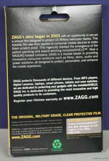 New ZAGG invisibleshield with warranty for iPHONE 4 4S Front Screen 