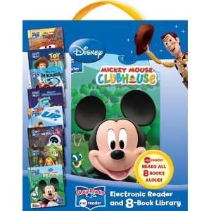  Disney Story Reader Me Reader and 8 Book Library 