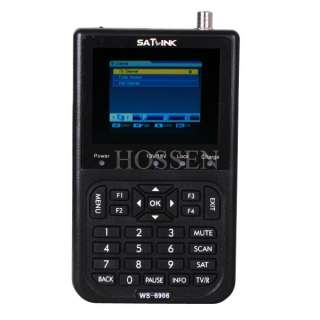Satlink WS 6906 Digital Satellite Meter Sat Finder FTA LNB DiSEqC 
