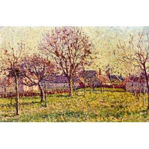 FRAMED oil paintings   Maximilien Luce   24 x 16 inches   The Orchard 