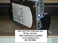 IBM 9406 4327 70GB 15k Disk i5 iseries AS/400 AS400e  