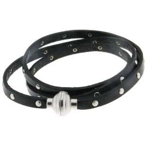 Highest Quality Italian 413 Leather Maasai Style 3 Wrap Bracelet, w 