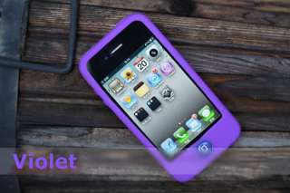 Smart Bean Ten Colors Silicone Case Cover for iPhone 4  