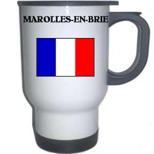  France   MAROLLES EN BRIE White Stainless Steel Mug 