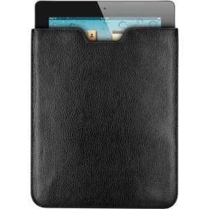  LC IPAD2 BK Carrying Case (Sleeve) for iPad. LEATHER SLEEVE CASE 