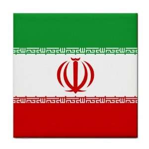 Iran Flag Tile Trivet