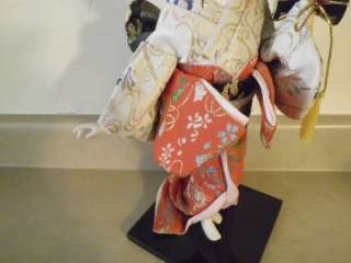 Vintage Japanese Geisha Doll Nice Condition Porcelein / gofun face 
