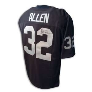 Marcus Allen Raiders t/b Black Signed Jersey
