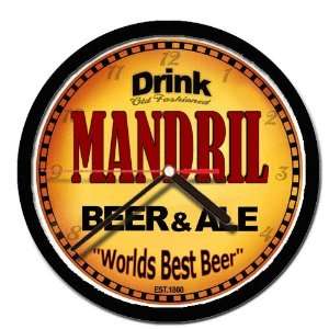  MANDRIL beer and ale cerveza wall clock 