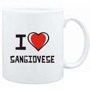  Mug White I love Sangiovese  Drinks