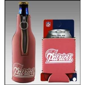  SET OF 2 NEW ENGLAND PATRIOTS PINK WOMENS KOOZIE COOZIE 
