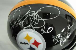 Jerome Bettis Steelers InscrSB XL Champ Autographed/Signed Full Size 