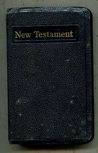 New Testament of Jesus Christ Bible Religion Full Leather  