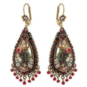  Victorian Style Michal Negrin Majestic Tear Shaped Dangle 