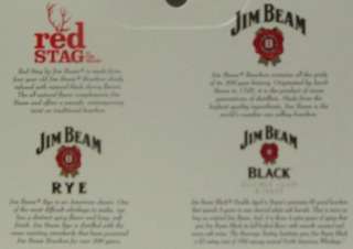 MINIS ~ JIM BEAM set of 4 SAMPLER PACK WHISKEY   NIB  
