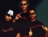 nWo Outsiders T shirt WCW Xpac Kevin Nash Scott Hall  