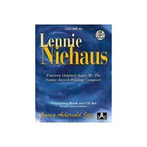 Jamey Aebersold Vol. 92 Book & CD   Lennie Niehaus