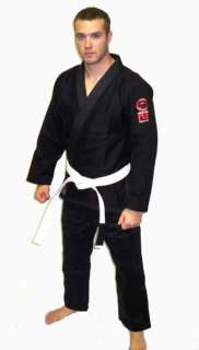 Fuji Brazilian Jiu Jitsu Gi Kimono BJJ uniform BLACK A2  