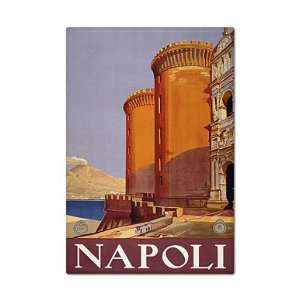   Napoli Advertising Poster Artwork Reproduction Artwork Fridge Magnet