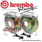 BREMBO FRONT GT BRAKE 4pot 355x32 DRILL C6 Z51 SILVER (Fits 2008 